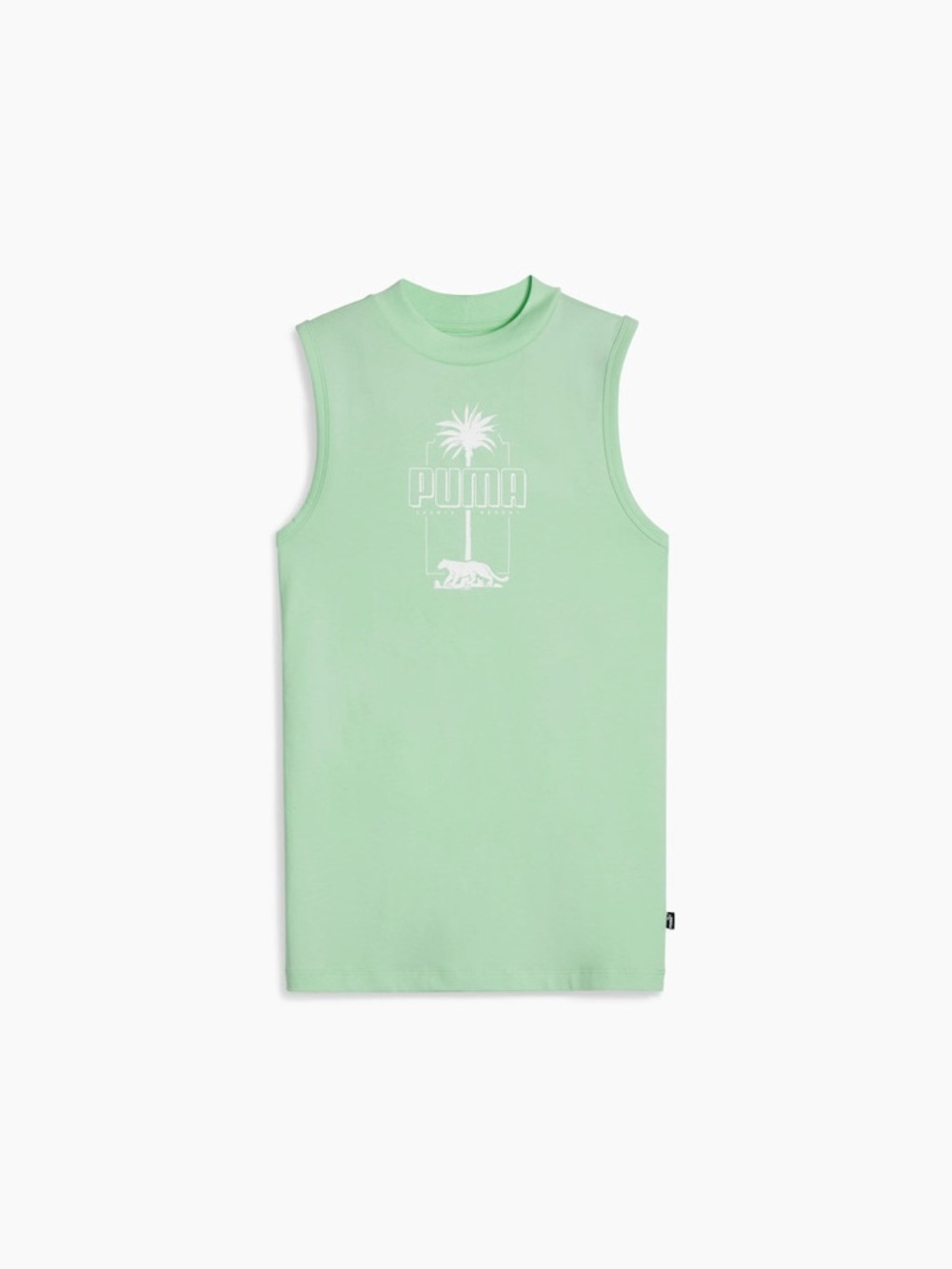 Puma Ladies' Sleeveless Tank Top in Light Green - Picture 3 of 10